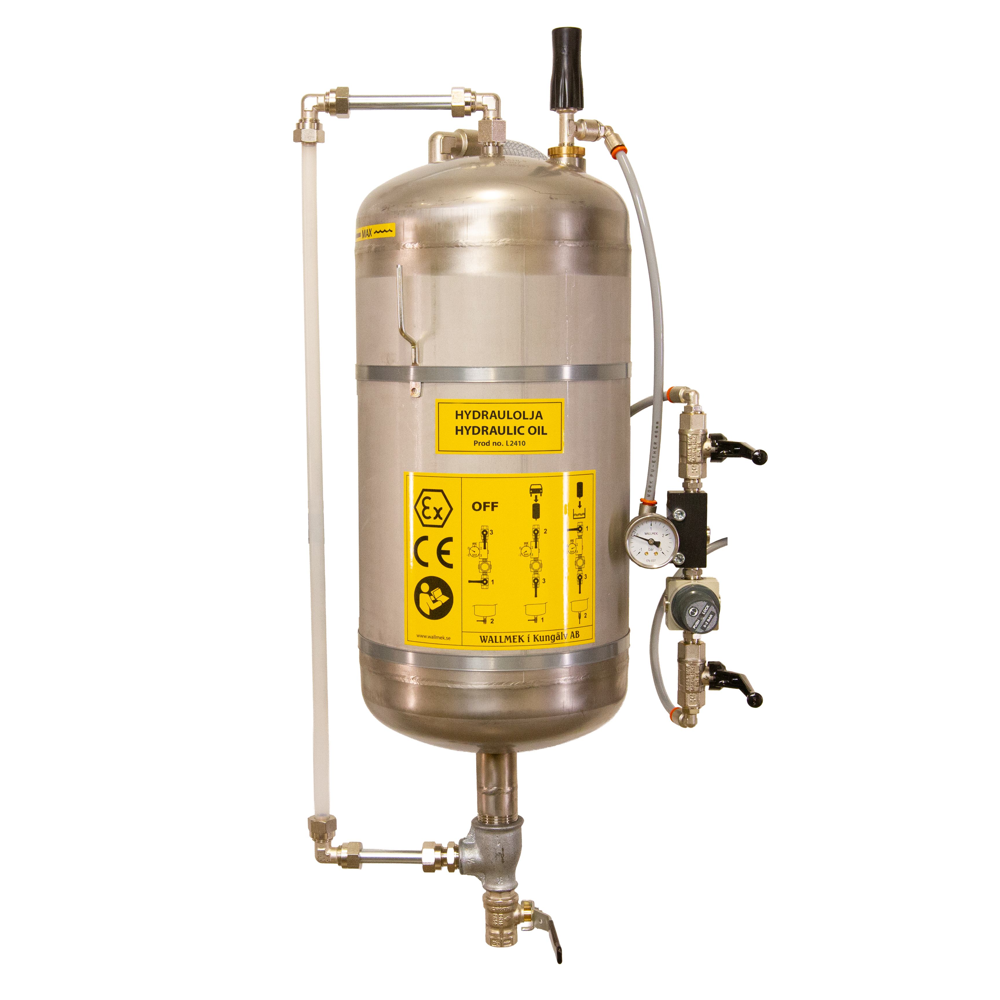 Hydraulic fluid drainer, 15 litres