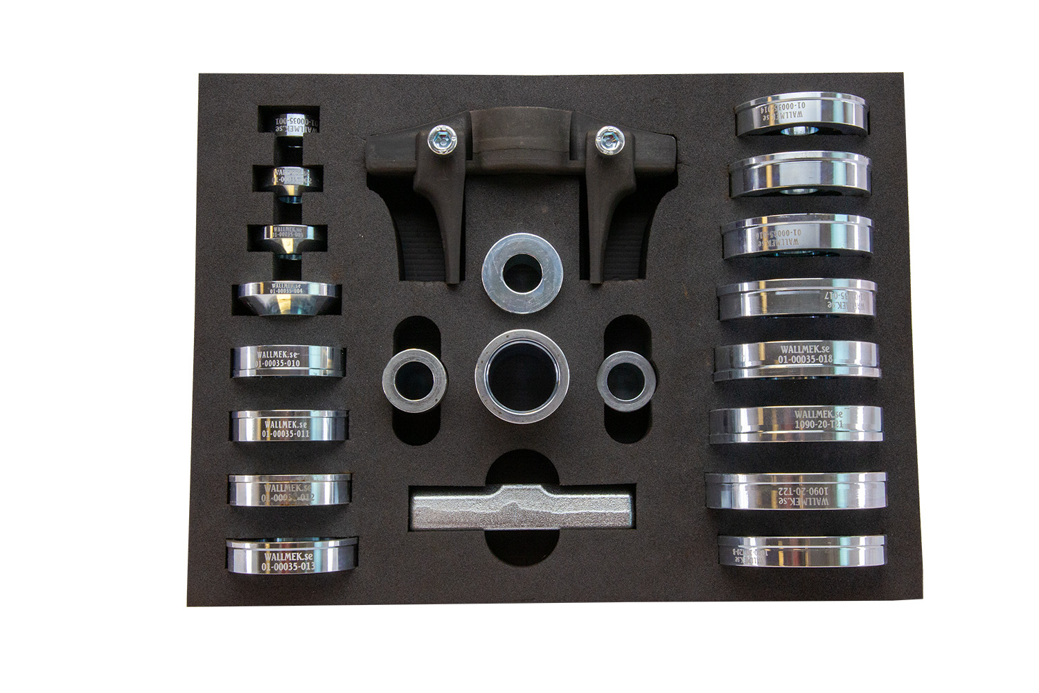 Master set for front and rear wheel bearings