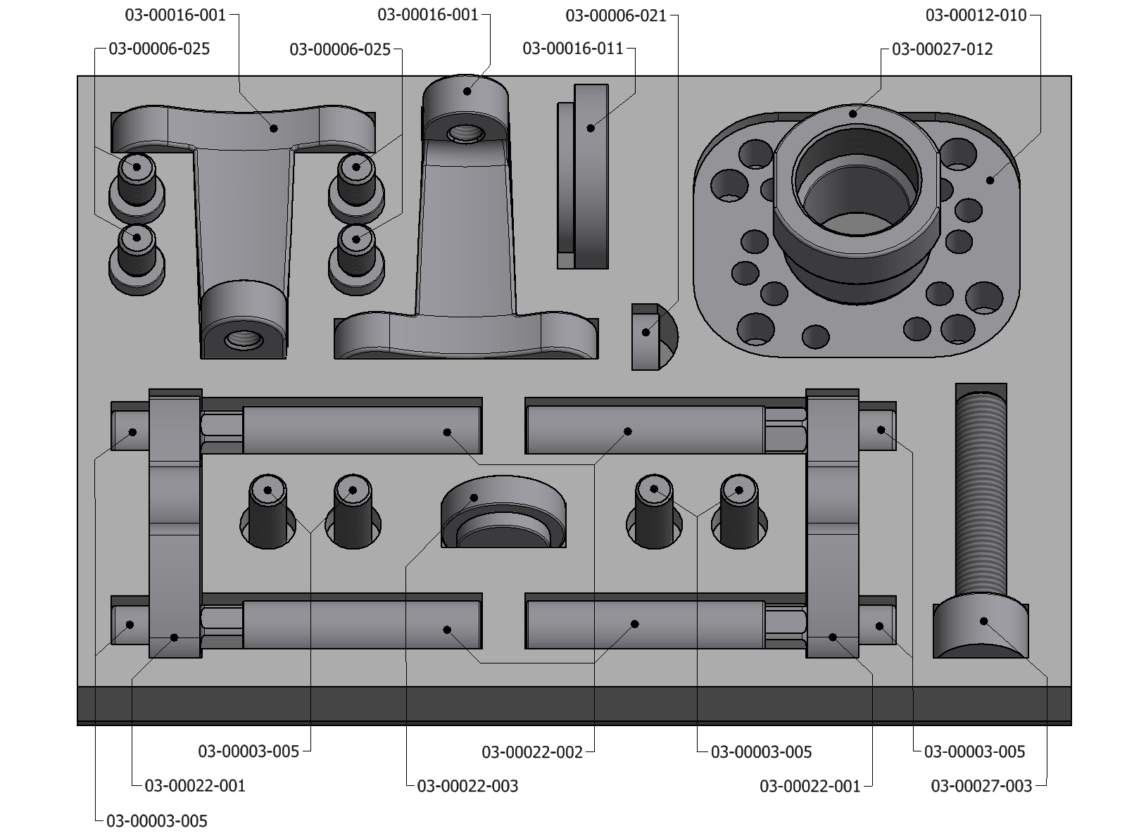 Foam, dimensions 580×415×122