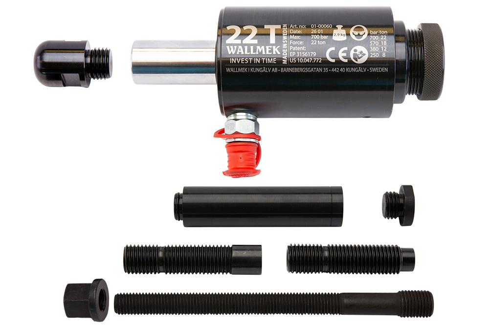 Hydraulic cylinder 22 ton with accessories
