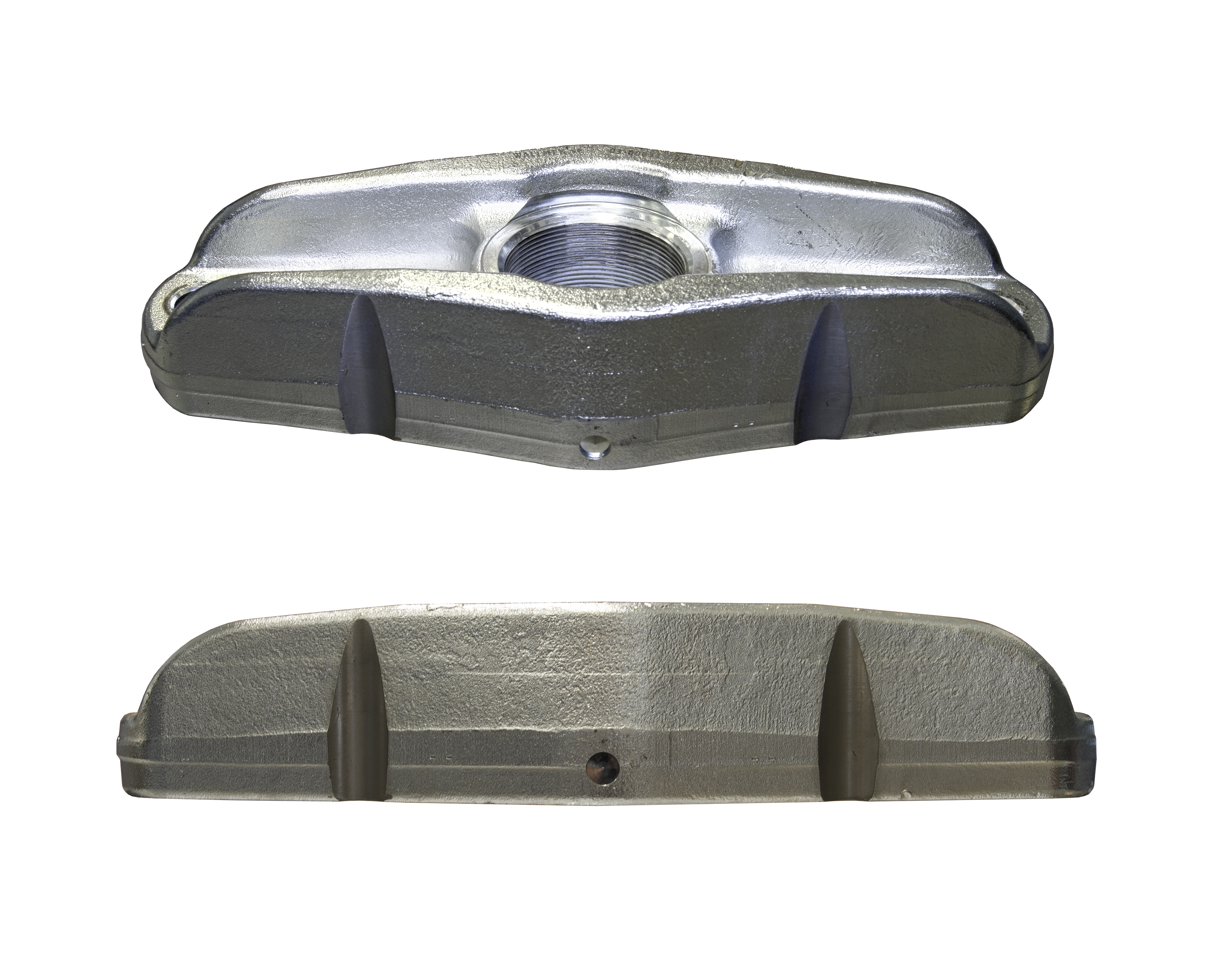 Plate with thread for press block