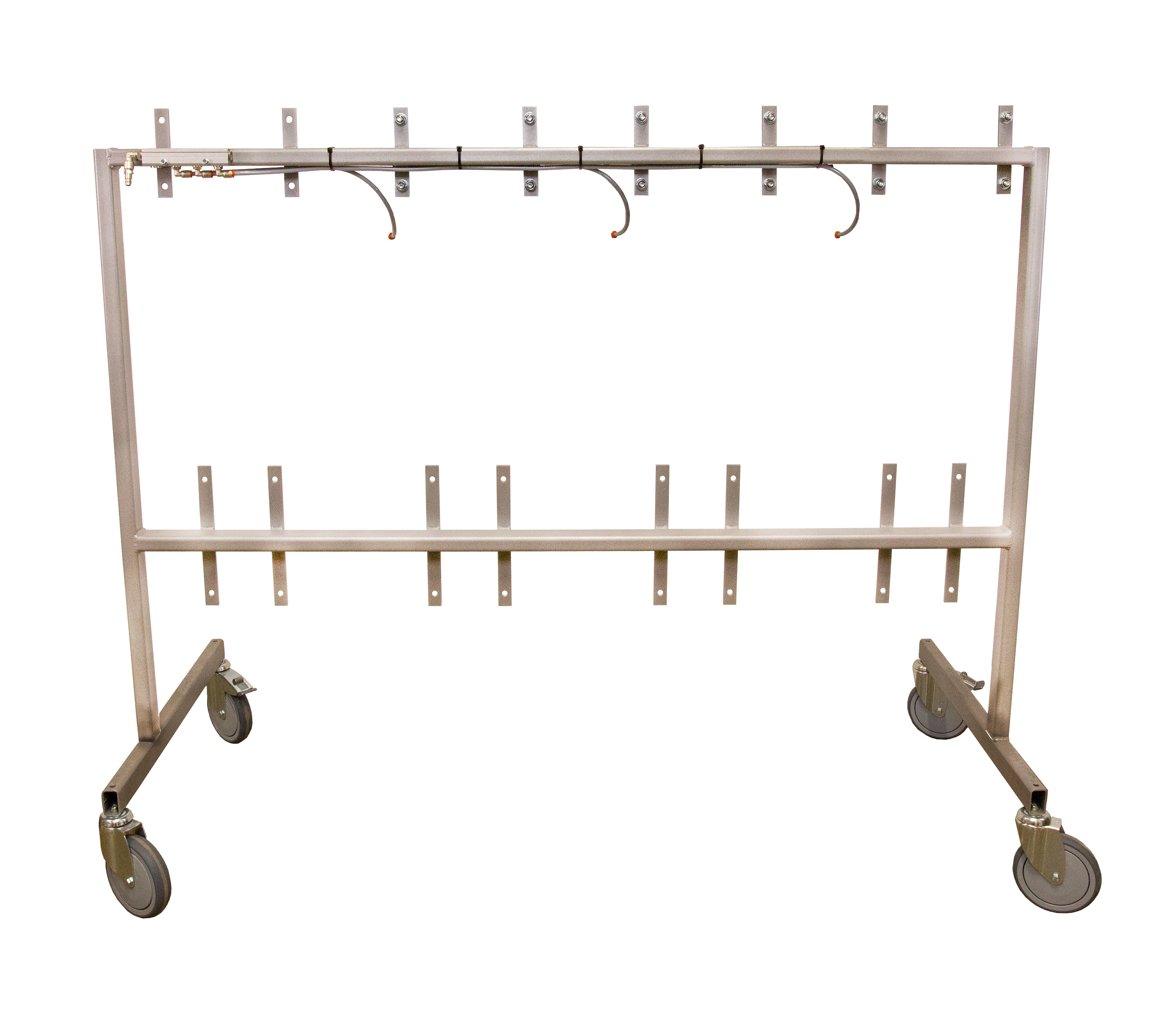 Mobile stand for draining vessels