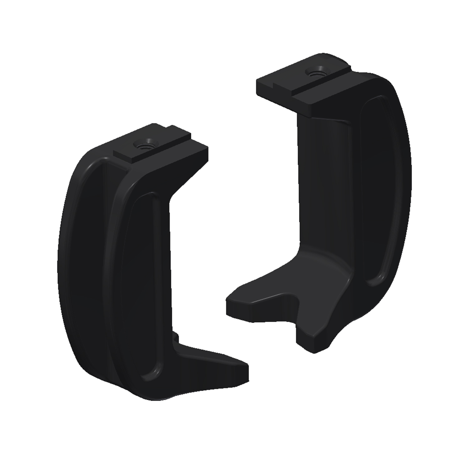 Set of two pressure feet