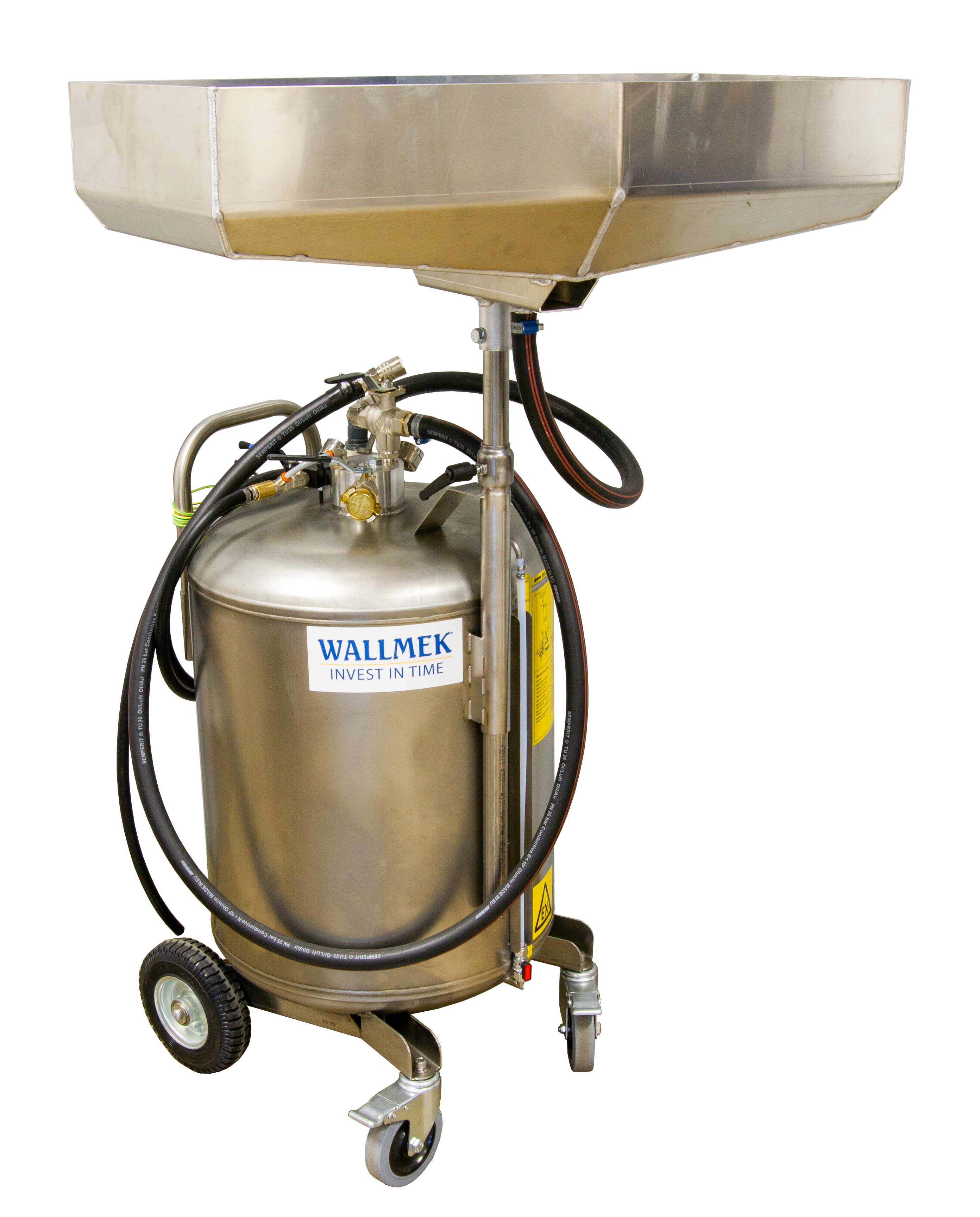 Oil drainer 115 L, with EX certificate