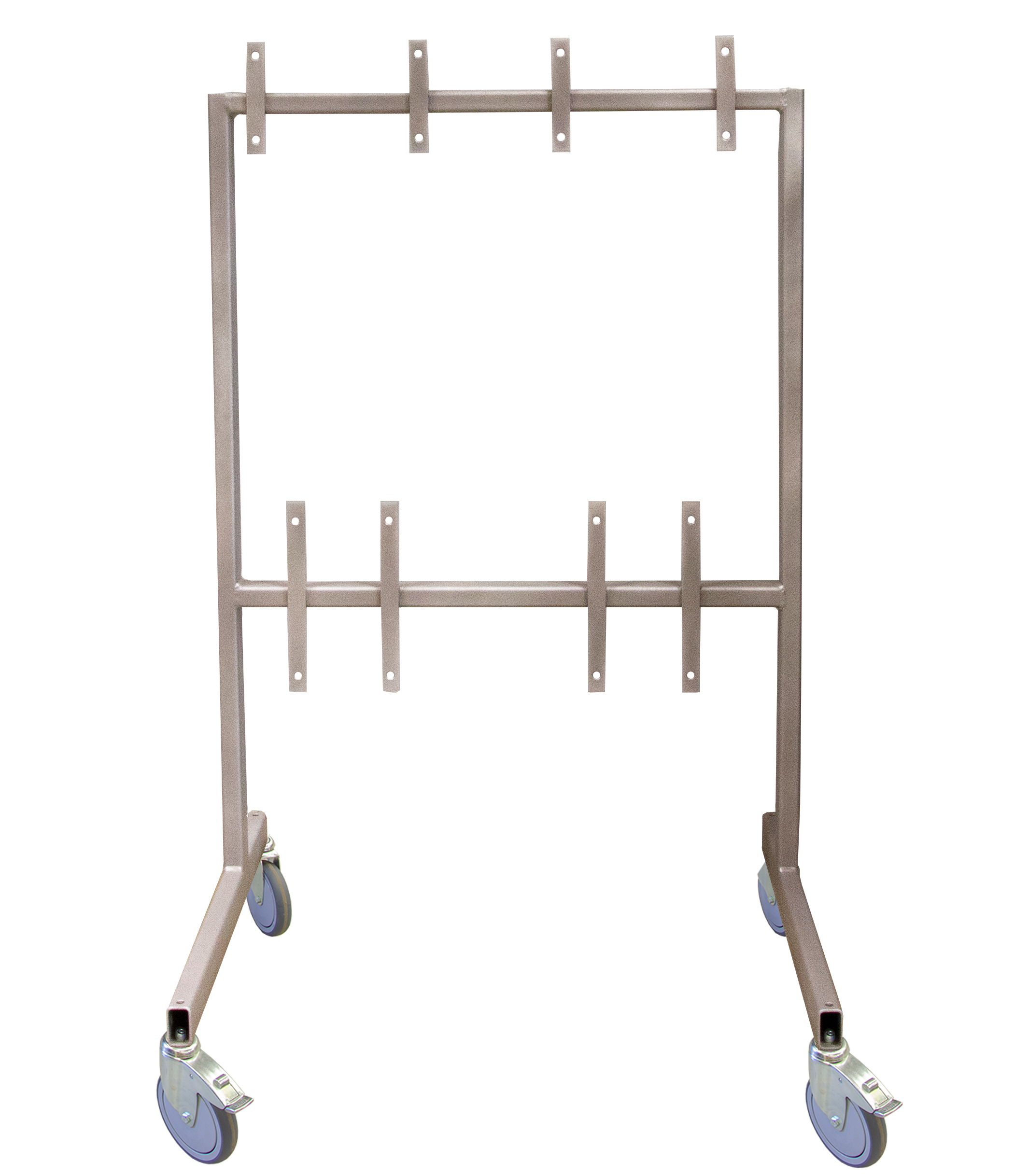 Mobile stand for two vessels