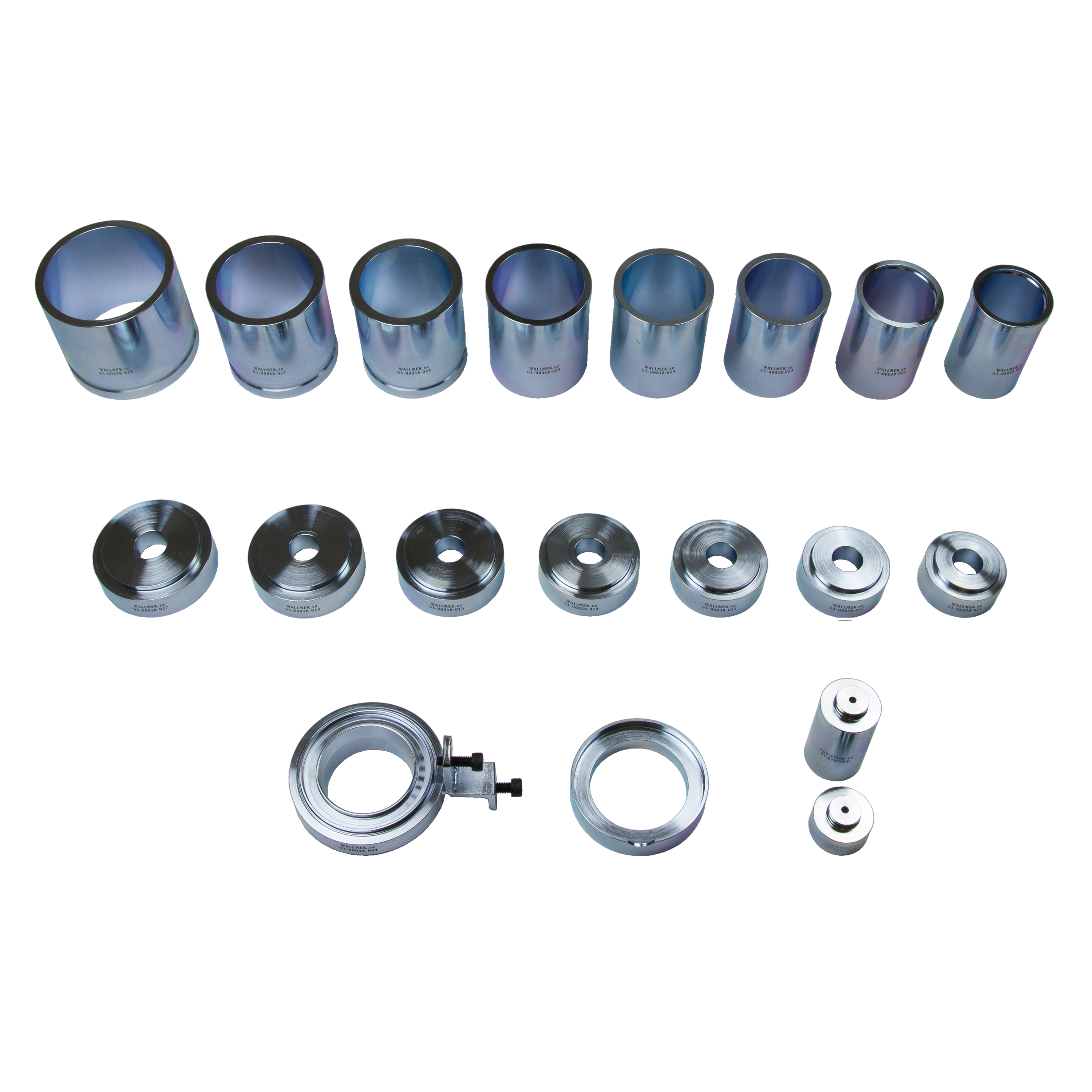 Bushing set with fixing plate