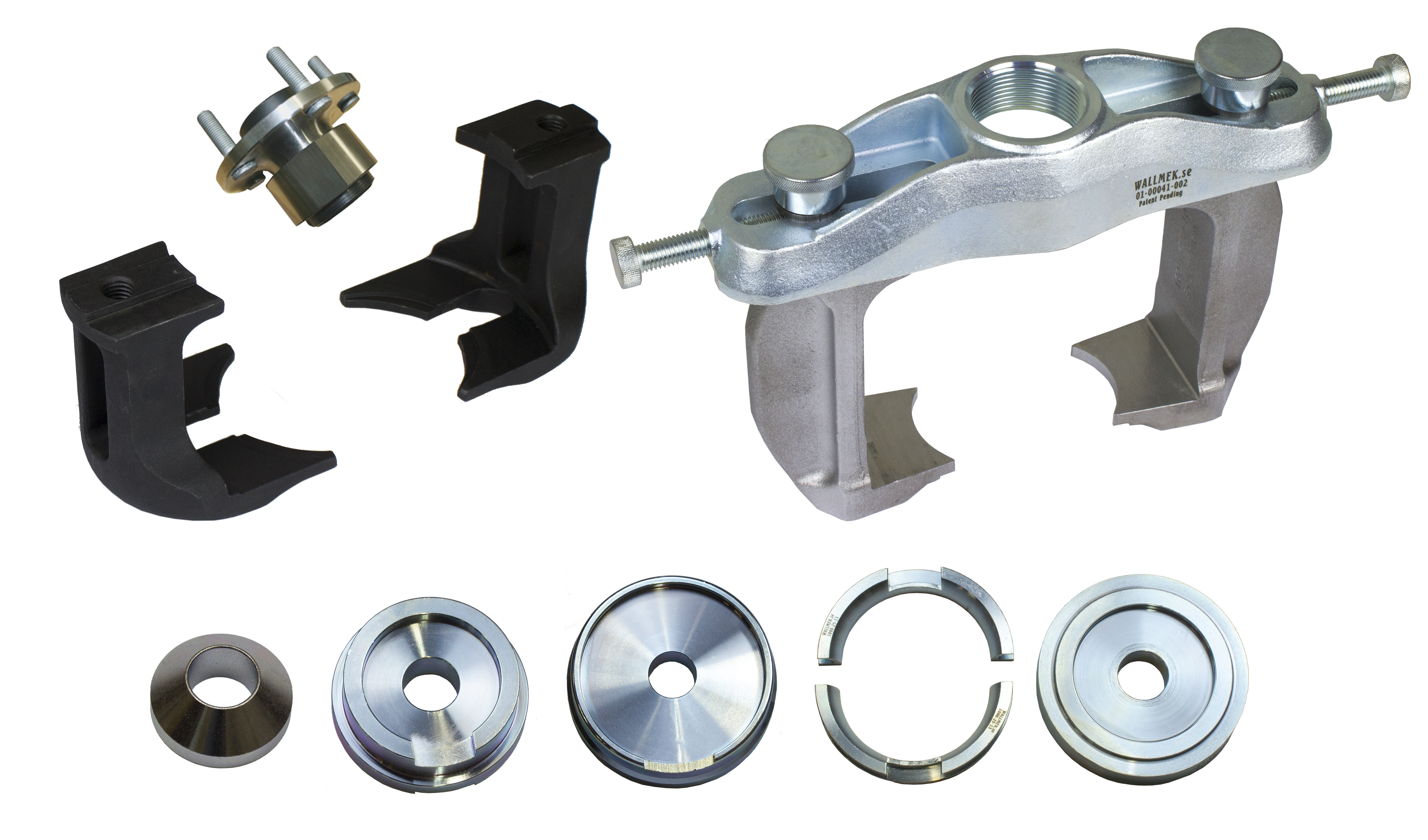 Basic set for dis-/mounting compact wheel bearing